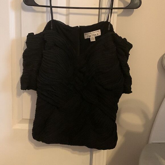 Vintage 100% Silk Chetta B Neiman Marcus dress top - Picture 5 of 5